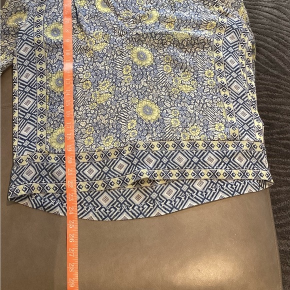 Joie Voile Silk Peasant Blouse EUC Sheer flowy - Picture 10 of 12